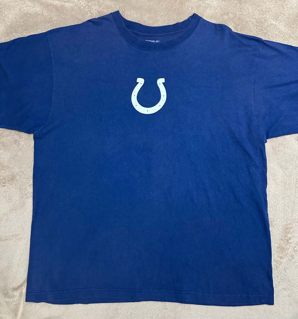 Reebok Indianapolis Colts Peyton Manning #18 Player T-Shirt Size XL